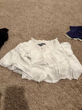 Katie J NYC Kids White Smocked Bottoms